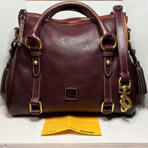 Dooney & Bourke Bags Dooney Bourke Plum Florentine Small Satchel